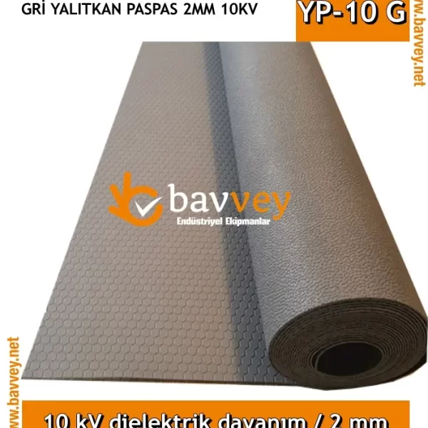 İzole Halı 2mm 10 KV (Gri)