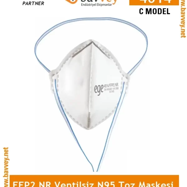 FFP2 NR Ventilsiz N95 Toz Maskesi-(4014)